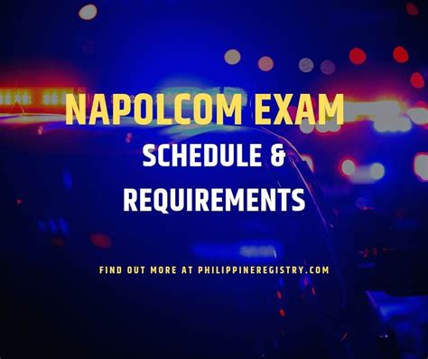 napolcom filing schedule 2023|DECEMBER 2023 NAPOLCOM EXAM: Requirements and .